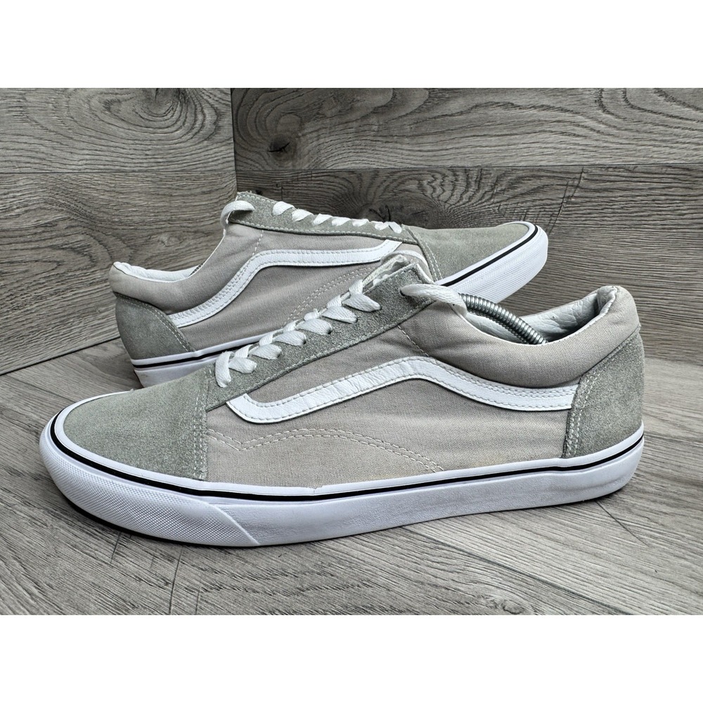 Vans Old Skool Light Beige Suede Mens Size 13 Skater Shoes Sneakers